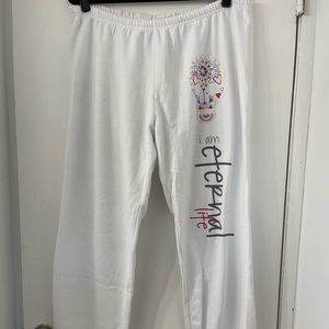 Peace Love World: I am Eternal Life Jogger Sweatpants